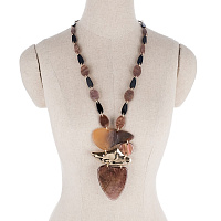 Колье Accenta (Ацетат, латунь. Гальв.покрытие: золото.) 10117491 Корея