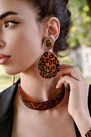 Колье Jaguar (Рог, тигровый глаз, 32 см) 15-43652 Nature Bijjoux Франция