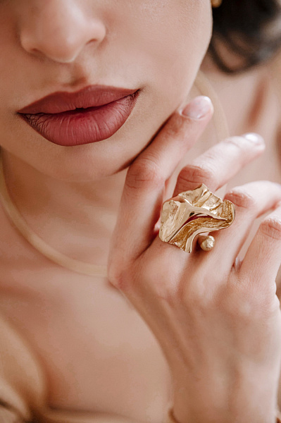 Кольцо (г/п: золото, регулируется) Греция Kalliope 022 01 039