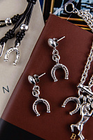 Серьги (без вст., 3.5х1.4 см) RUS602 Испания Ciclon Э/коллекция