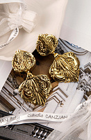 Серьги (7,8х4 см, 20 гр.) Италия Claudio Canzian 002 02 359