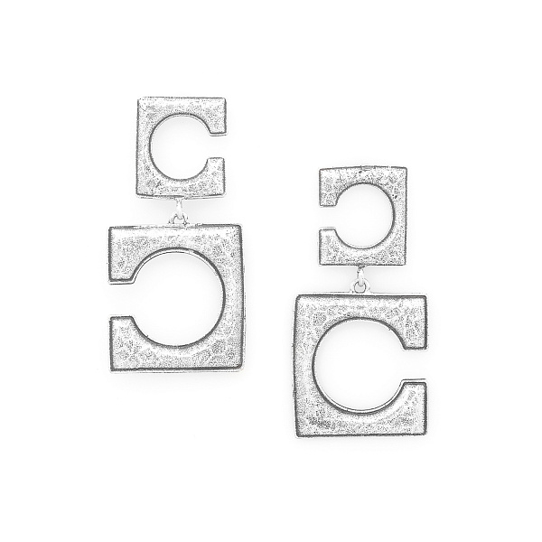 Серьги MURENA (г/п:серебро,14,1 гр, 5 см) 12--32073 Франция Ori-Tao