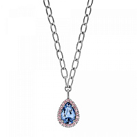 Колье METTA (кристалл синий, розовый, г/п: родий) Дания DYRBERG/KERN 440103