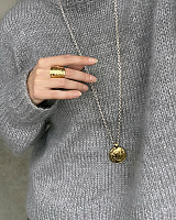 Колье Ciclon 240810 (г/п:серебро, золото, 90 см) Испания GISELLE France