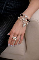 Браслет Ciclon 251105-66 (кристалл прозрачный,г/п: серебро, до 20р.) Испания Amarre