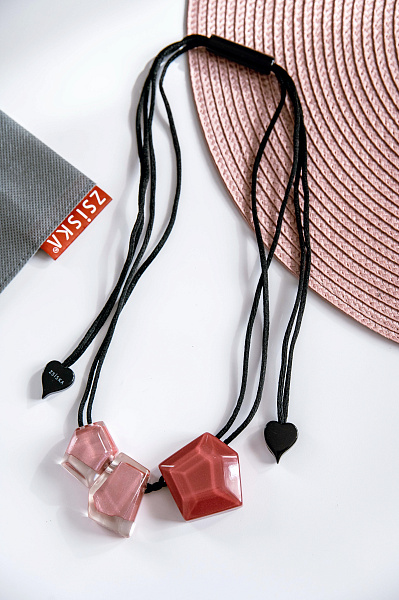 Колье Mystique розовый длина регулируется Голландия ZSISKA