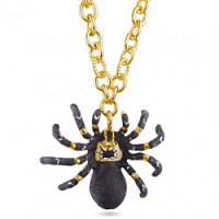 Колье Паук (эмаль, г/п: золото, 80-84 см) EX00 0042GB-00P Uvelina