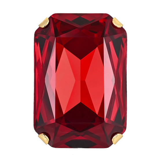 картинка Кольцо Valentino Rosso (кристалл красный, 3.7х2.5 см, регулир.) Италия Claudio Canzian  002 01 638 ювелирный  магазин Калина являющийся официальным дистрибьютором в России 