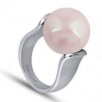 Кольцо 17 (Майорка, холодно-розовый, г/п:родий) Италия