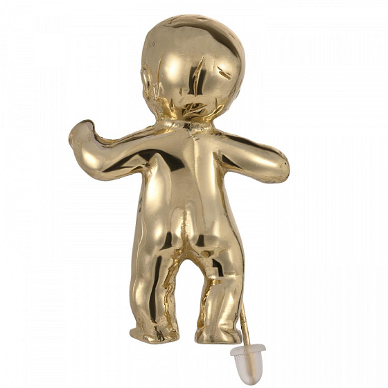 картинка Брошь Пупс (г/п: золото, 4,5х3 см, 12 гр) Греция Kalliope 022 11 012 ювелирный  магазин Калина являющийся официальным дистрибьютором в России 