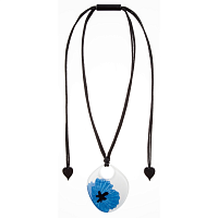 Колье Baila (белый, синий, дл.регулируется) Голландия ZSISKA