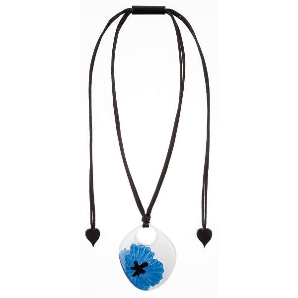 Колье Baila (белый, синий, дл.регулируется) Голландия ZSISKA