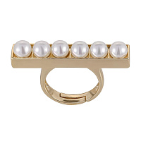 Кольцо (Майорка белая, г/п: золото, регулируется) Испания Madreperla 020 01 050