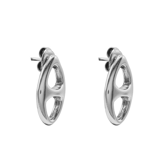 картинка Серьги Ciclon 251602 (г/п: серебро,2х1,2 см) Испания Amarre ювелирный  магазин Калина являющийся официальным дистрибьютором в России 