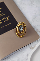 Кольцо Планета (кристалл графит) Италия Claudio Canzian 002 01 379