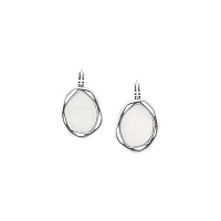 Серьги REFLET (перламутр, 6,45 гр, 3 см, г/п: серебро) 12-32227 Франция Ori-Tao