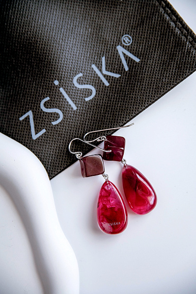 Серьги CASBAH мульти 6х1,7 см Голландия ZSISKA