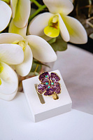 Кольцо (эмаль, г/п: золото, регулируется) Греция Kalliope 022 01 023