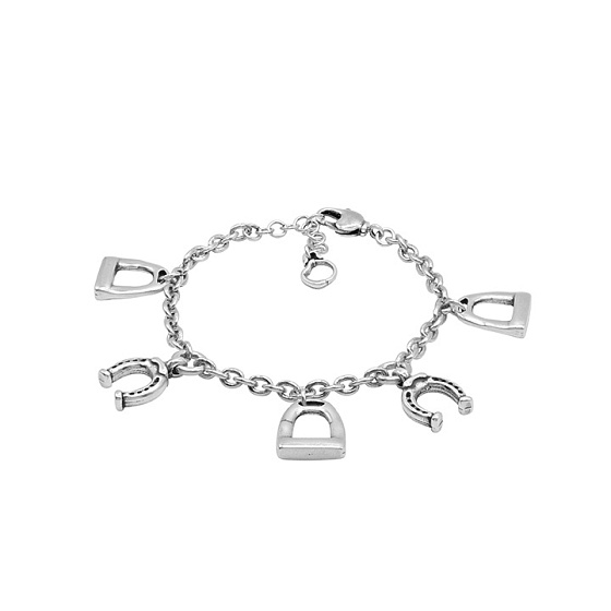 картинка Браслет (г\п: серебро, регулируется 16-22 см) 241104 Испания Ciclon New Equus ювелирный  магазин Калина являющийся официальным дистрибьютором в России 