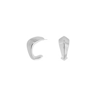 Серьги VIDDA, Infinity,полукольца, металл,г/п: серебро, VD24.2-02038 Испания