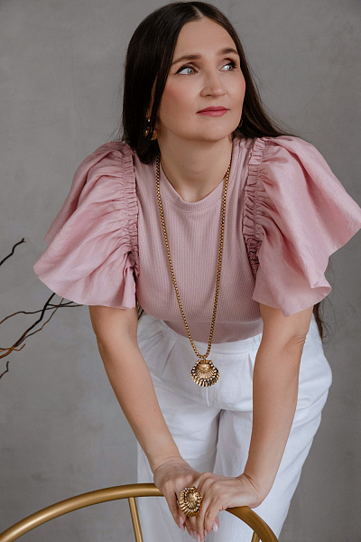 Колье Ракушка (кристалл прозрачный,майорка, 4,7х4,5см, 85 см) Италия Claudio Canzian 002 05 766