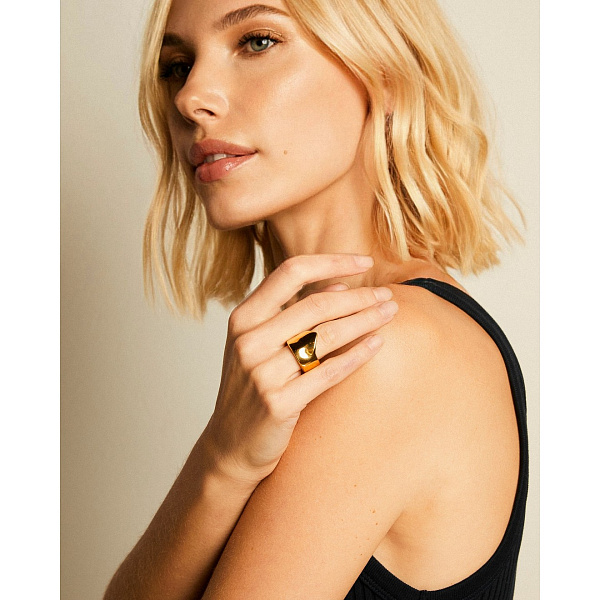 Кольцо VIDDA, Dune, (р.18, металл: золотистый) VD24 1-01878 Испания