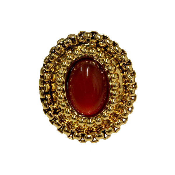 Кольцо (сердолик, г/п: золото) Италия Claudio Canzian 002 01 527