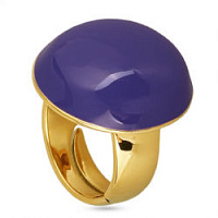 Кольцо (эмаль фиолетовая, г/п: золото, 3 см) KG00 0005G-05R3