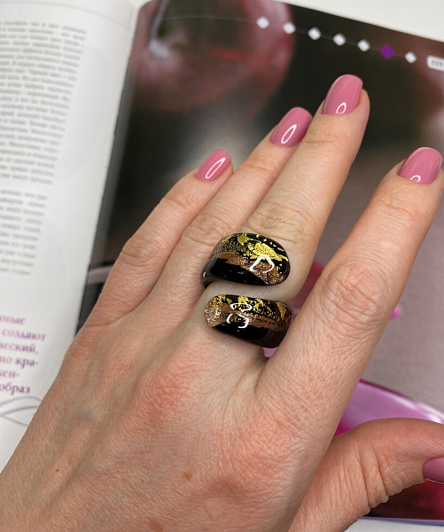 Кольцо Ambre Gold 18.5 ENZO BENZO Италия