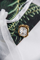 Кольцо (кристалл прозрачный) Италия  Claudio Canzian 002 01 395