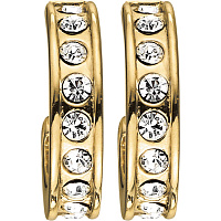 Серьги DESOLO (кристалл прозрачный, г/п: золото, 1 см) Дания DYRBERG/KERN 333115