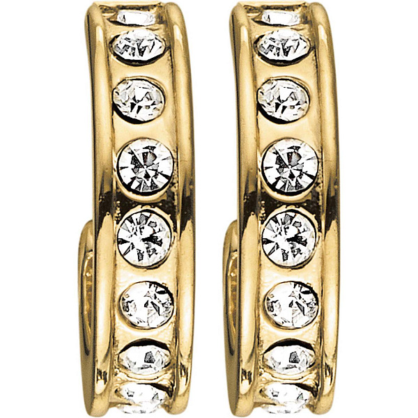 Серьги DESOLO (кристалл прозрачный, г/п: золото, 1 см) Дания DYRBERG/KERN 333115