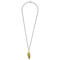 Колье Ciclon (г/п: золото, серебро, 90 см, кулон 9,5х2,7 см) 230804 Испания Savage