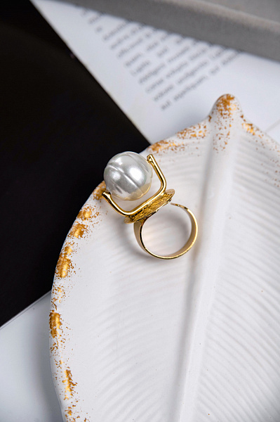 Кольцо жемчуг майорка Италия Claudio Canzian 002 01 140