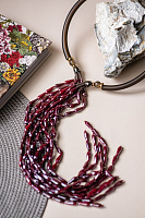 Колье Водопад (Богемское стекло, каучук) Италия Perfetto