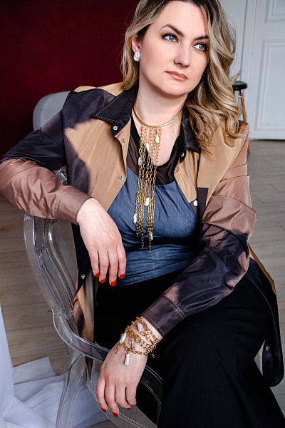 Колье (жемчуг, г/п: золото) Katerina Vassou KV26.1-405874G