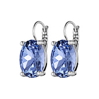 Серьги CHANTAL (кристалл голубой, г/п: родий, 1,7х1,2 см) Дания DYRBERG/KERN 440096