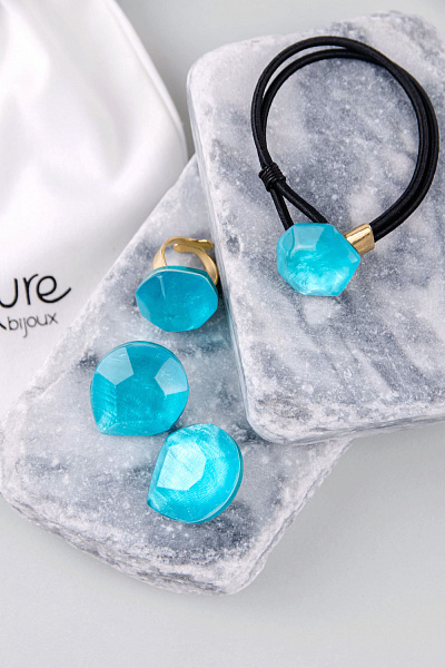 Серьги Izmir (Ракушка,перламутр, 3 см) 12-90460 Франция Nature Bijjoux