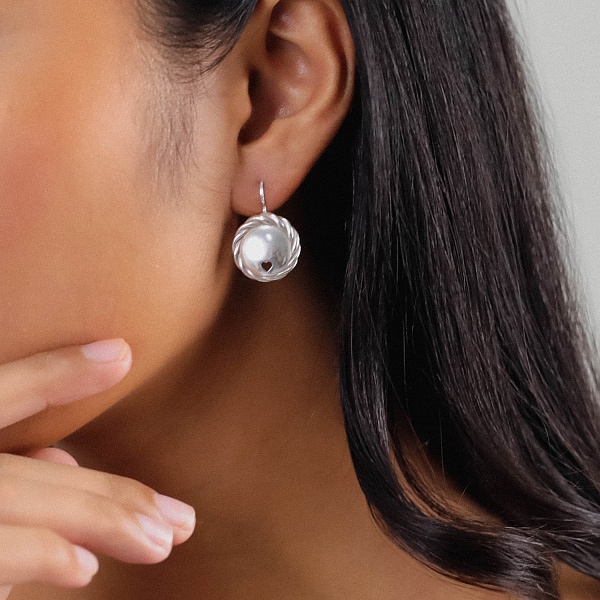 Серьги MERIDA (6,05 гр,г/п:серебро 3 см) 12--32044 Франция Ori-Tao