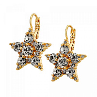 Серьги LIBRA (кристалл цвета графит, г/п: золото) Дания DYRBERG/KERN 450013