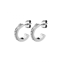 Серьги DESOLO (кристалл прозрачный, г/п: родий, 1 см) Дания DYRBERG/KERN 333114