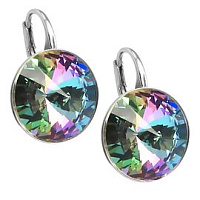 Серьги Elis Silver 12 mm 5540-1291-7206 Чехия Anabel Crystal