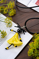 Колье Pupa mini черная, лимонная/черный Италия ENZO BENZO 