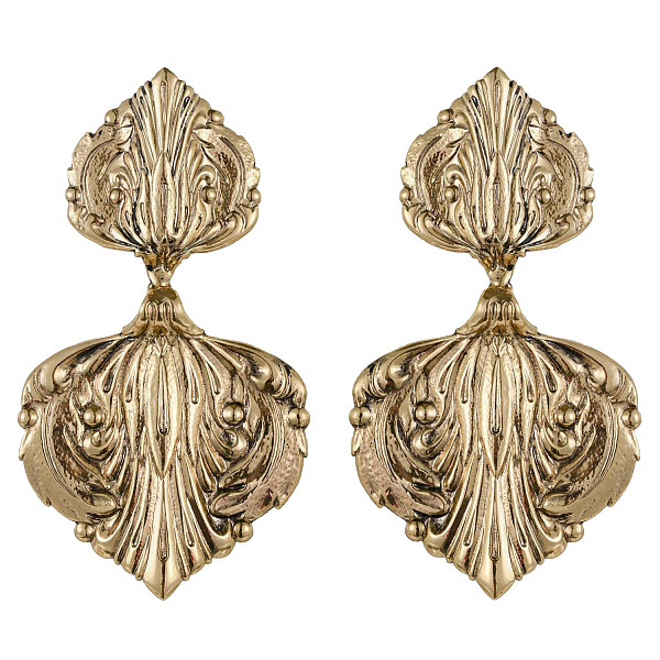 Серьги (7,8х4 см, 20 гр.) Италия Claudio Canzian 002 02 359