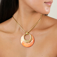 Колье CORALIA (42 см, 21 гр, г/п: золото) 15-33000 Франция Ori-Tao