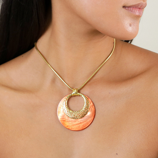 Колье CORALIA (42 см, 21 гр, г/п: золото) 15-33000 Франция Ori-Tao