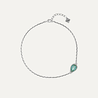 Колье VIDDA, Bloom, 40 см австрийский кристалл, VD23-01716 (зеленый)