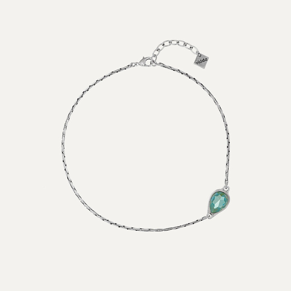 Колье VIDDA, Bloom, 40 см австрийский кристалл, VD23-01716 (зеленый)