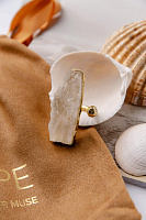 Кольцо (ювелир.смола, 5х1,8 см, г/п: золото, регулируется) Греция Kalliope 022 01 084