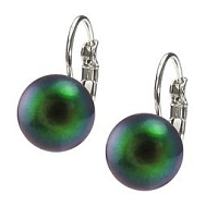 Серьги Keni (жемчуг 8 mm) 5540-1904-7116 Чехия Anabel Crystal